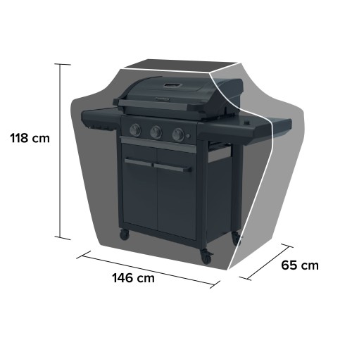 Funda BBQ CLASSIC L (146 x 65 x 118 cm) - Universal